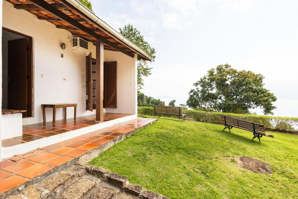 Zahrada ubytování Ilhabela Chalés