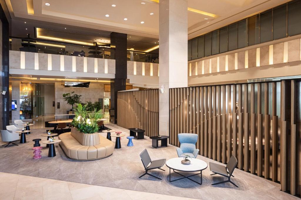 Posezení v ubytování Sheraton Grand Incheon Hotel