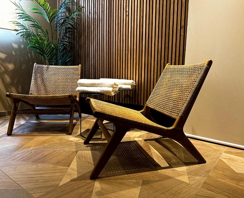 Posezení v ubytování HOTEL & SPA Le Renard Centre