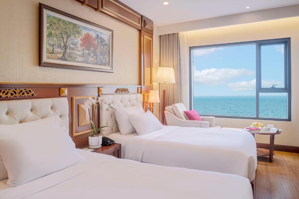 Phòng Deluxe 2 Giường Đơn Nhìn Ra Biển