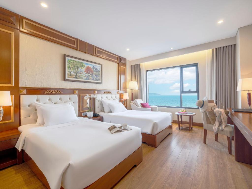 Phòng Deluxe 2 Giường Đơn Nhìn Ra Biển