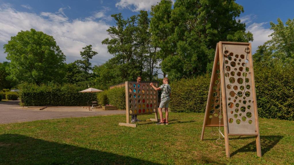 Zahrada ubytování Camping Vittel