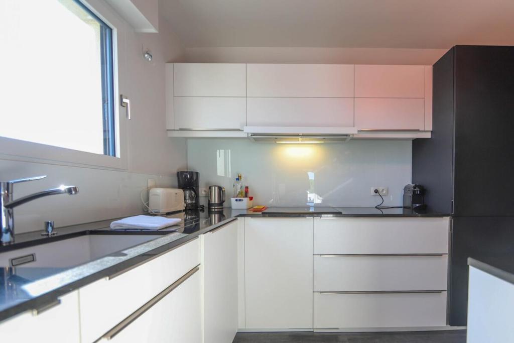Kuchyňa alebo kuchynka v ubytovaní La Pause annécienne appartement familial