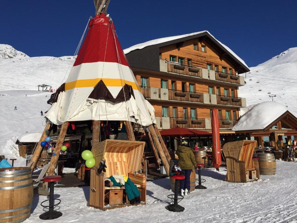 Nido Alpino Fiescheralp v zimě