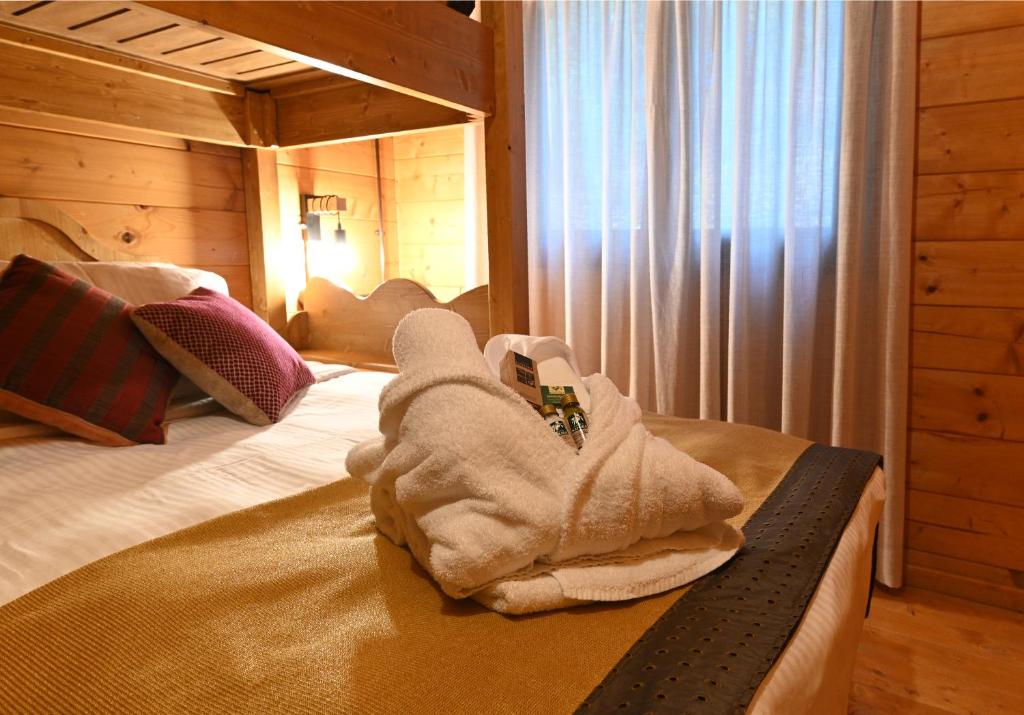 Posteľ alebo postele v izbe v ubytovaní Il Ciocco Hotels