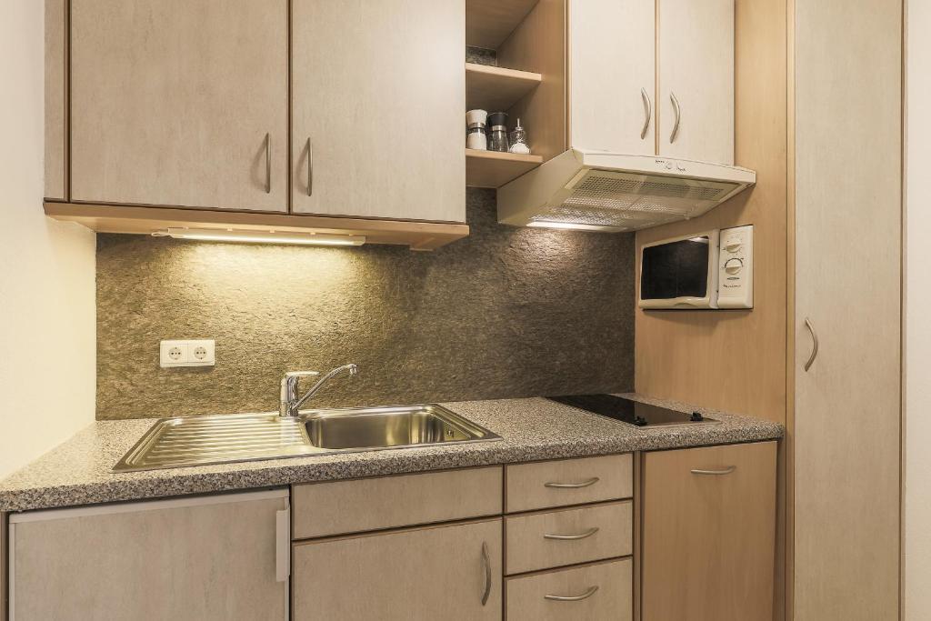 Kuchnia lub aneks kuchenny w obiekcie Residence Kronenwirt