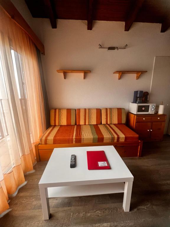 Postel nebo postele na pokoji v ubytování Frontera Blanca