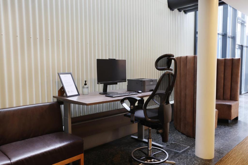 TV a/nebo společenská místnost v ubytování Hotel Reykjavík Centrum