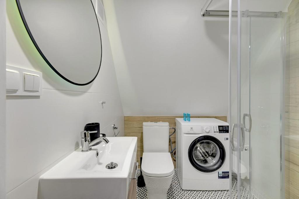 Kúpeľňa v ubytovaní Comfort Apartments Długi Targ