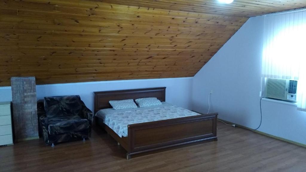 Postel nebo postele na pokoji v ubytování Дом-House в Vadul lui Voda
