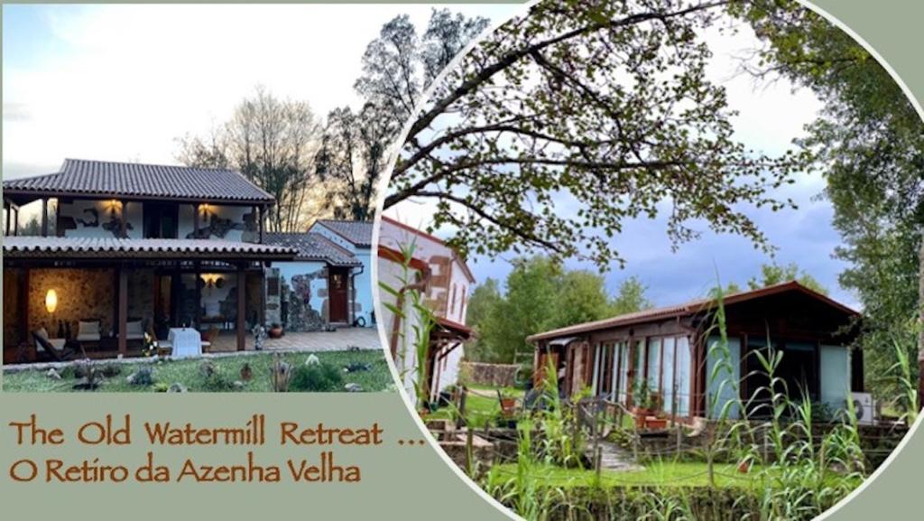 a picture of a house and a picture of the old watermill retreat at The Old Watermill Retreat - O Retiro da Azenha Velha in Vila Nova de Poiares