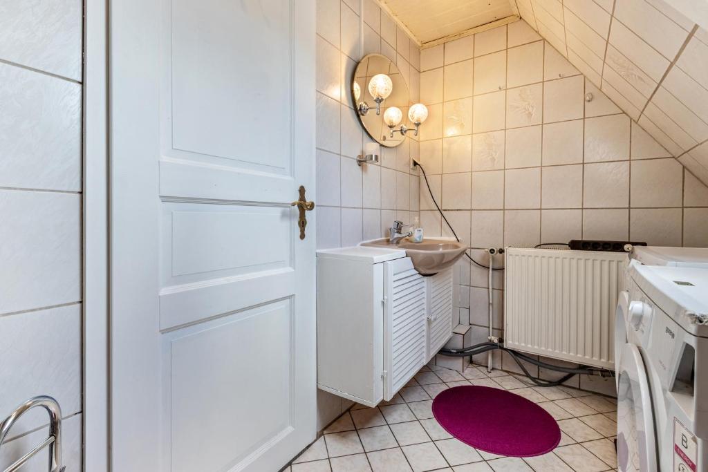 Koupelna v ubytování Ferienwohnung Jesteburg