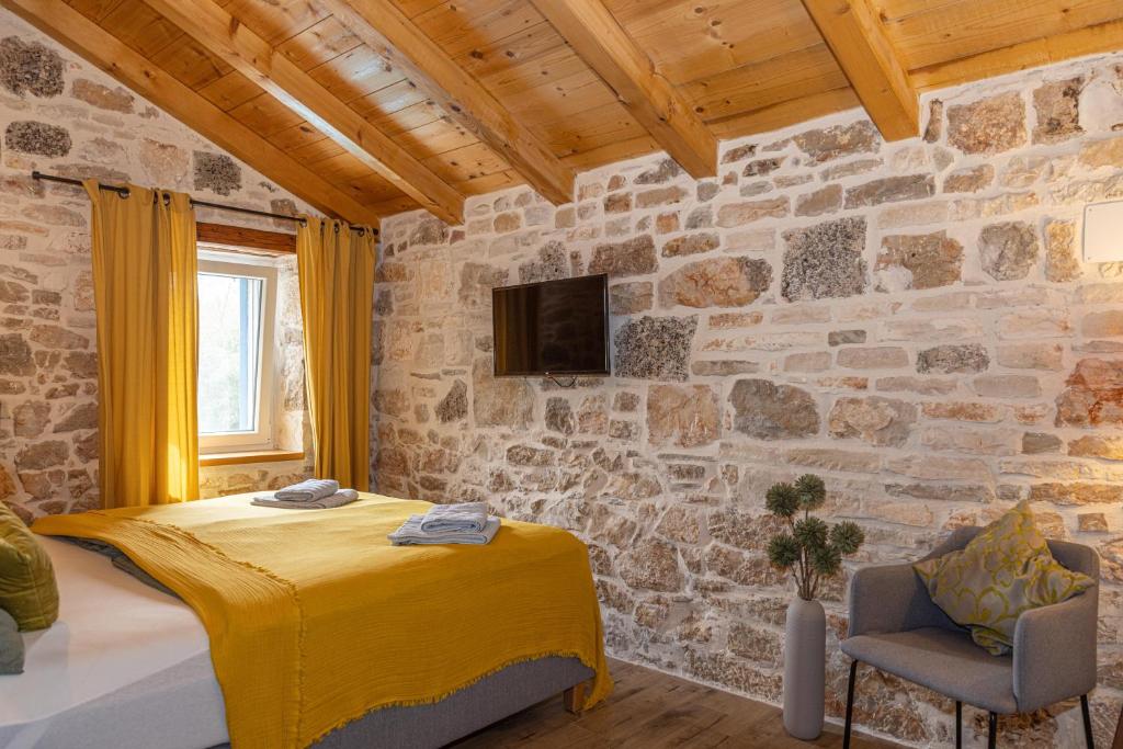 Postel nebo postele na pokoji v ubytování Villa Allegra