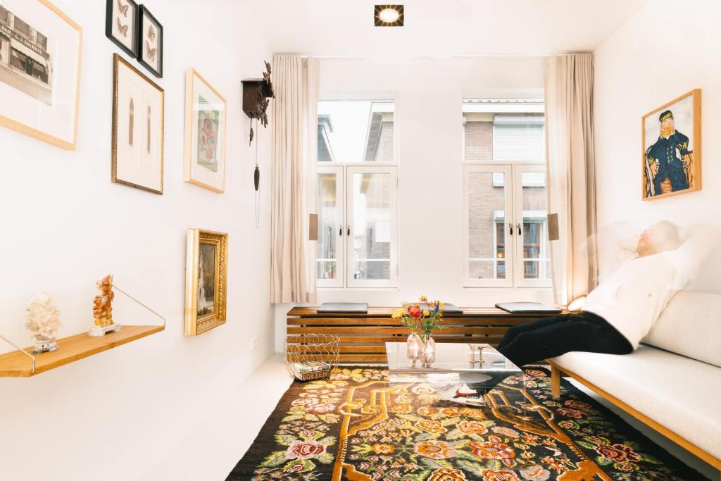 Posezení v ubytování Boutique Hotel Goud En Zilver
