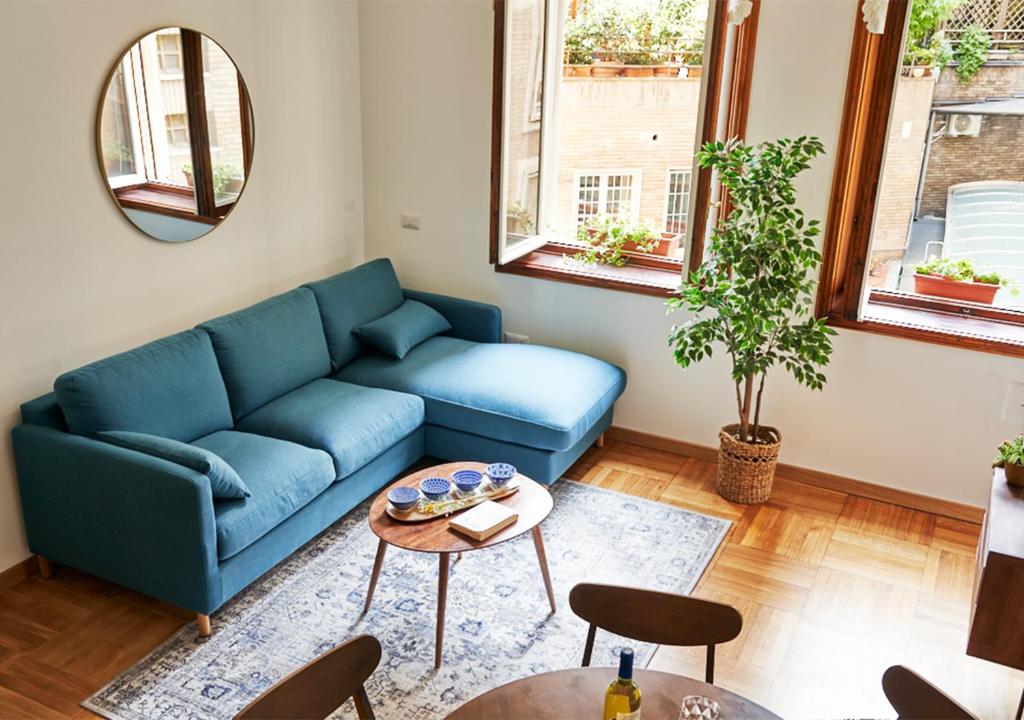 Χώρος καθιστικού στο Cozy Duomo - Elegant & Quiet, 300m from Cathedral