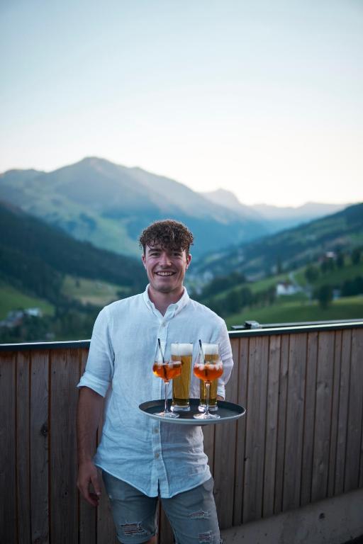 Nespecifikovaný výhled na hory nebo výhled na hory při pohledu z bed and breakfast