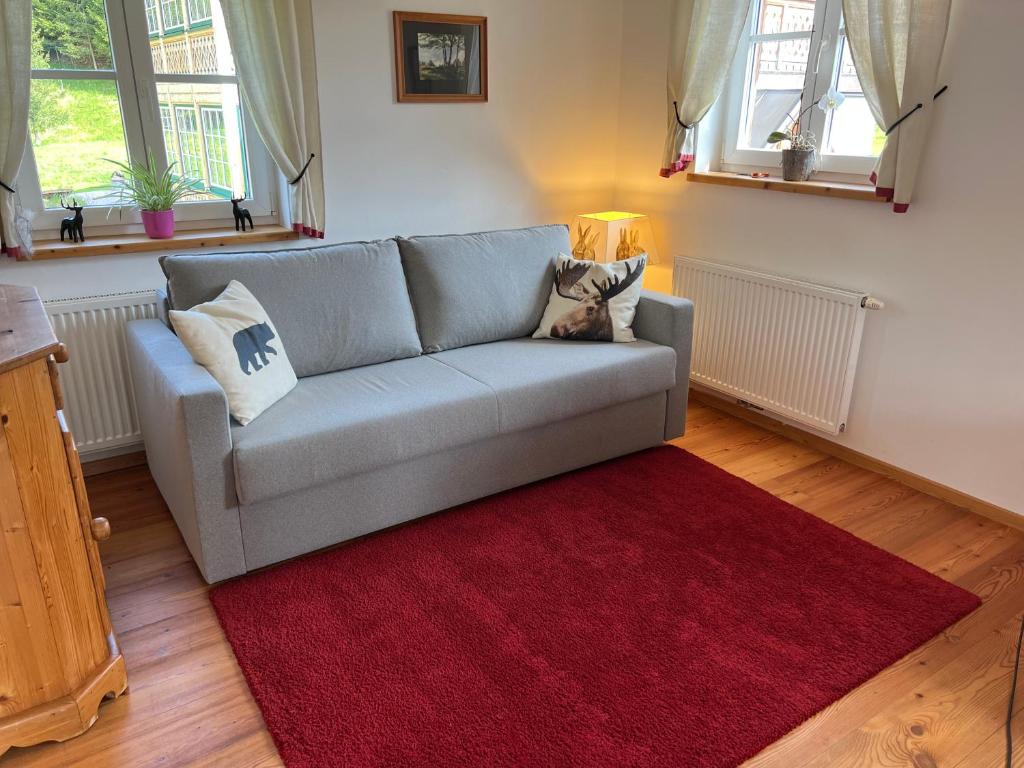Posezení v ubytování Ferienhaus Borth