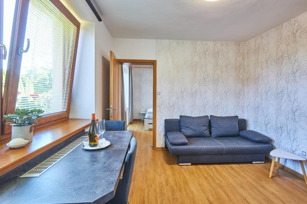 Posezení v ubytování Villa Gap apartments