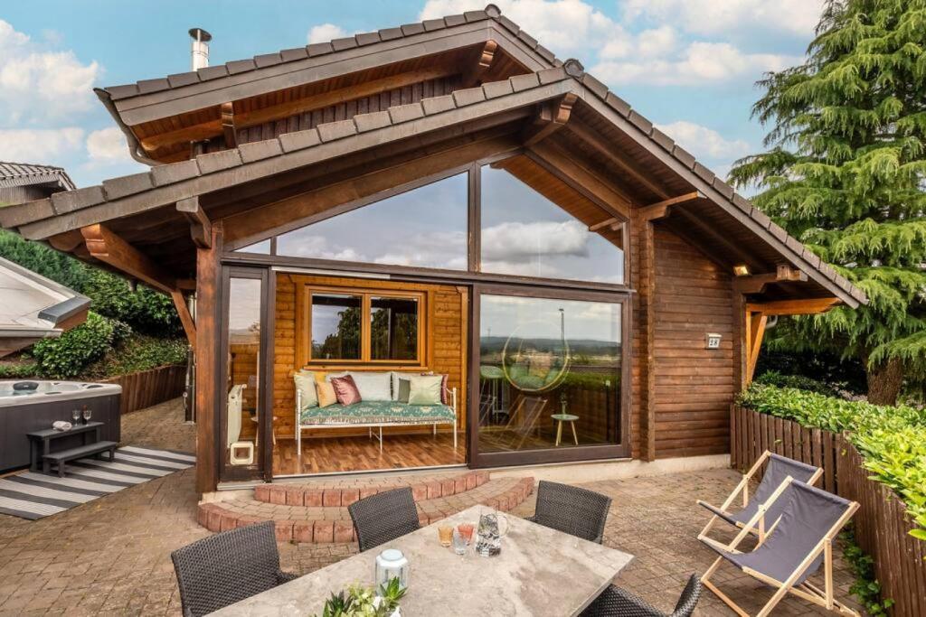 Picture of Panoramic Chalet Hot Tub, BBQ, view, terrace, Gönnersdorf (updated ...
