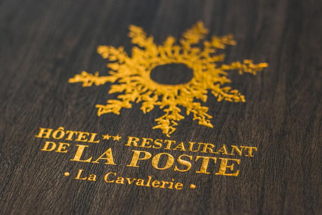 a logo for a hotel de la resistance la excellence at Hôtel de La Poste in La Cavalerie