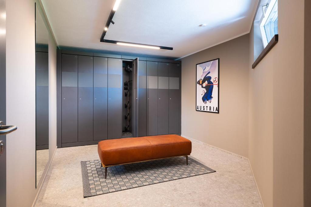 Posezení v ubytování Fankhauser Apartments