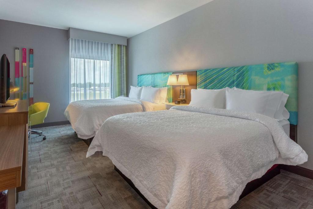 Hampton Inn & Suites Burlington - Queen Kamer Met 2 Queensize Bedden – Niet-Rokers