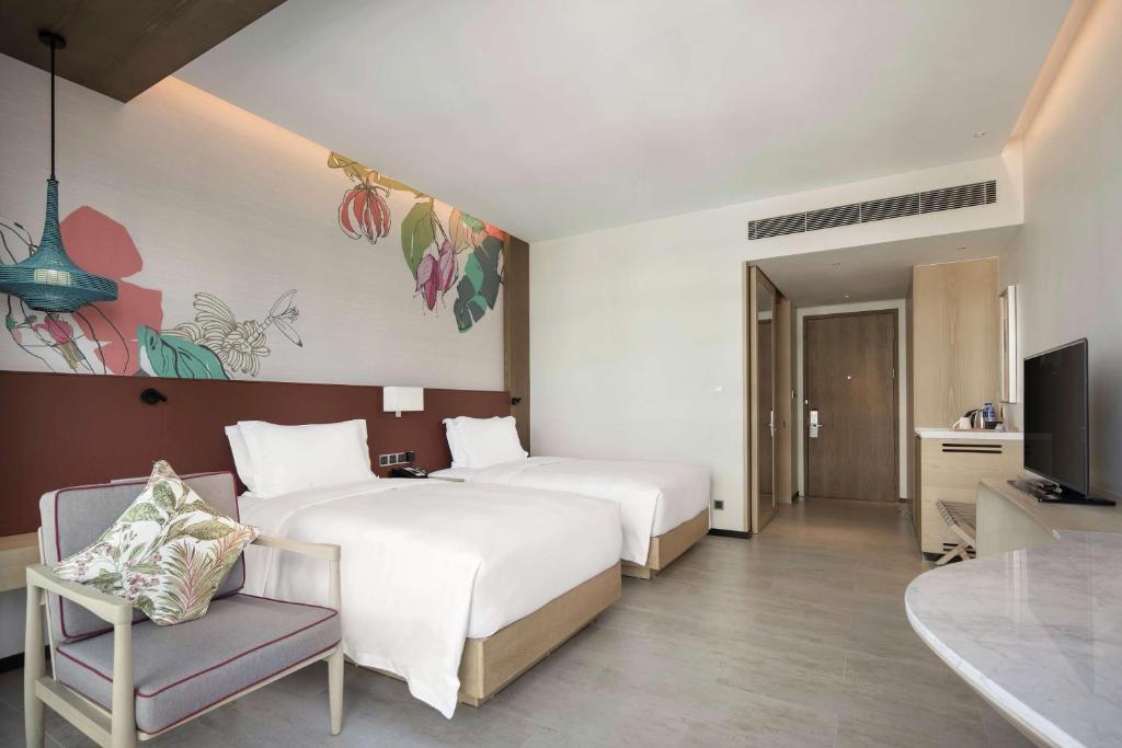 Hilton Garden Inn Sanya - Salle Jumelle Avec Balcon