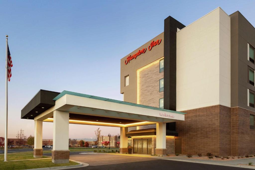a rendering of the front of a hospital building at Hampton Inn West Valley Salt Lake City in West Valley City