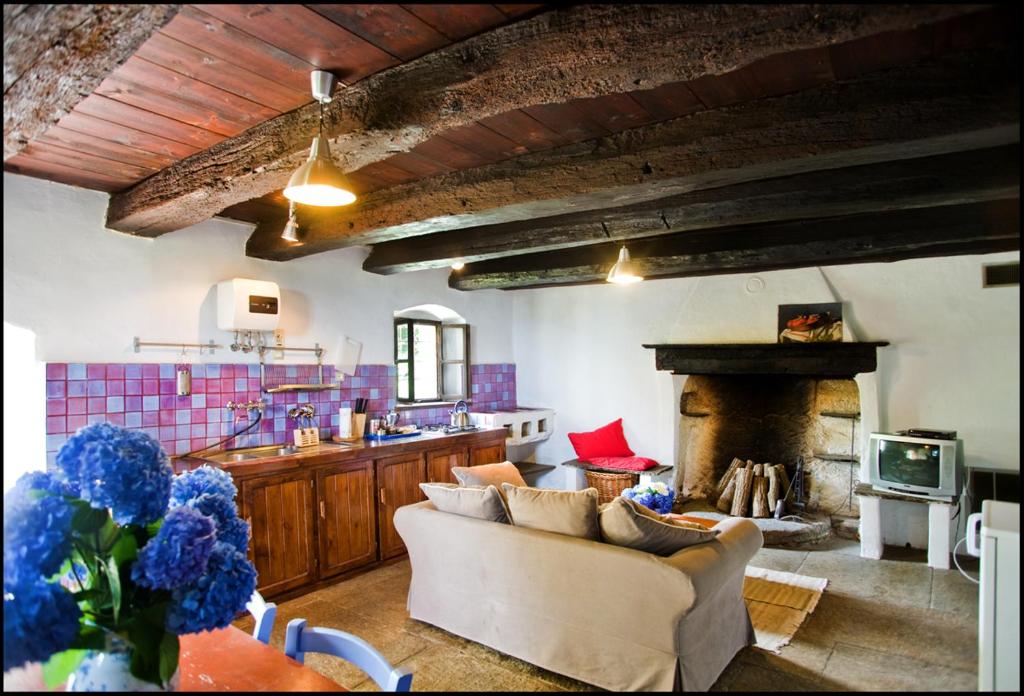 Posezení v ubytování Agriturismo Famiglia al Castello Di Bagnolo