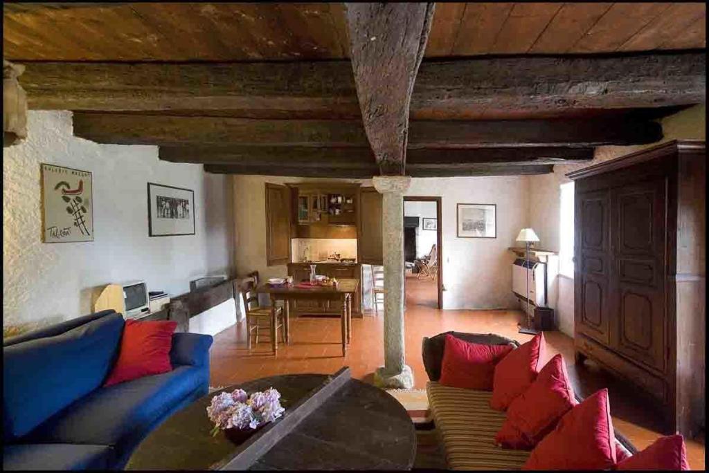 Posezení v ubytování Agriturismo Famiglia al Castello Di Bagnolo