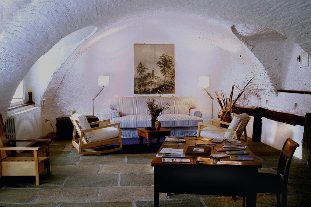 Posezení v ubytování Agriturismo Famiglia al Castello Di Bagnolo