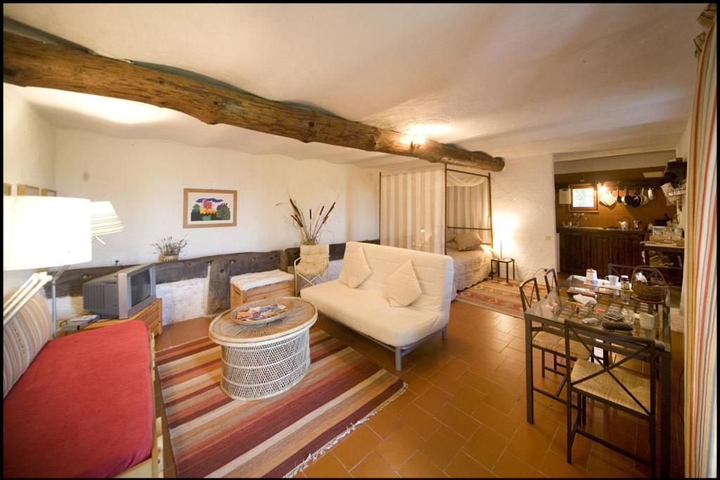 Posezení v ubytování Agriturismo Famiglia al Castello Di Bagnolo