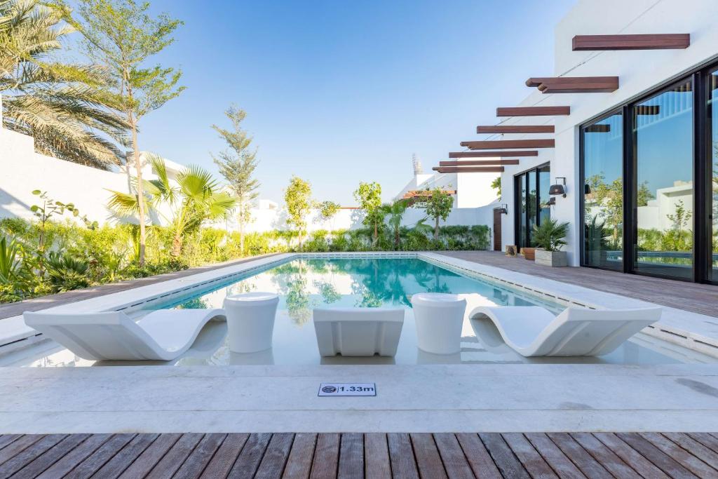 Bazén v ubytování Maysan Doha, LXR Hotels & Resorts nebo v jeho okolí