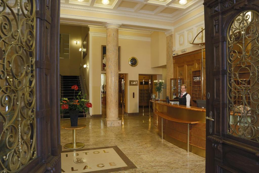 Vstupní hala nebo recepce v ubytování Bristol Palace