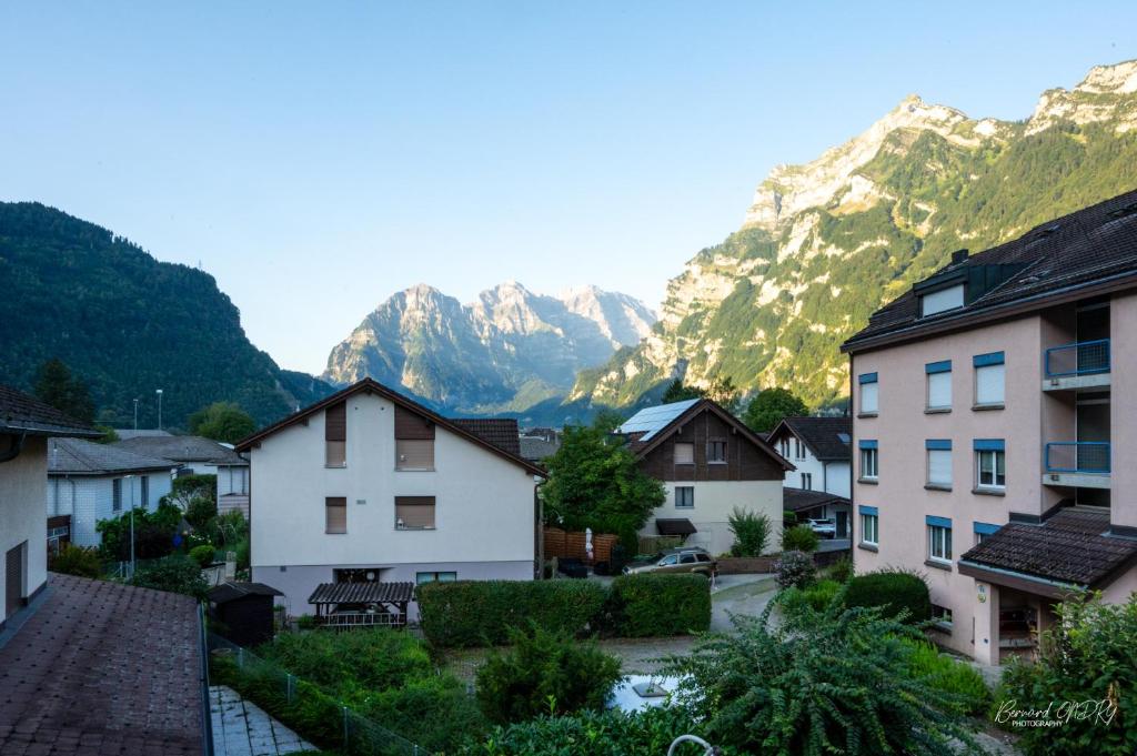 Nespecifikovaný výhled na hory nebo výhled na hory při pohledu z bed and breakfast