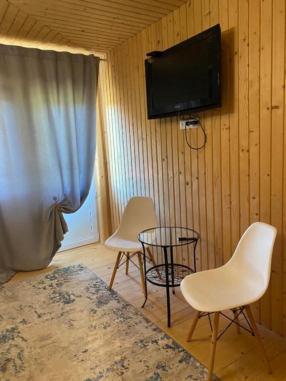 TV a/nebo společenská místnost v ubytování Villa Filiak