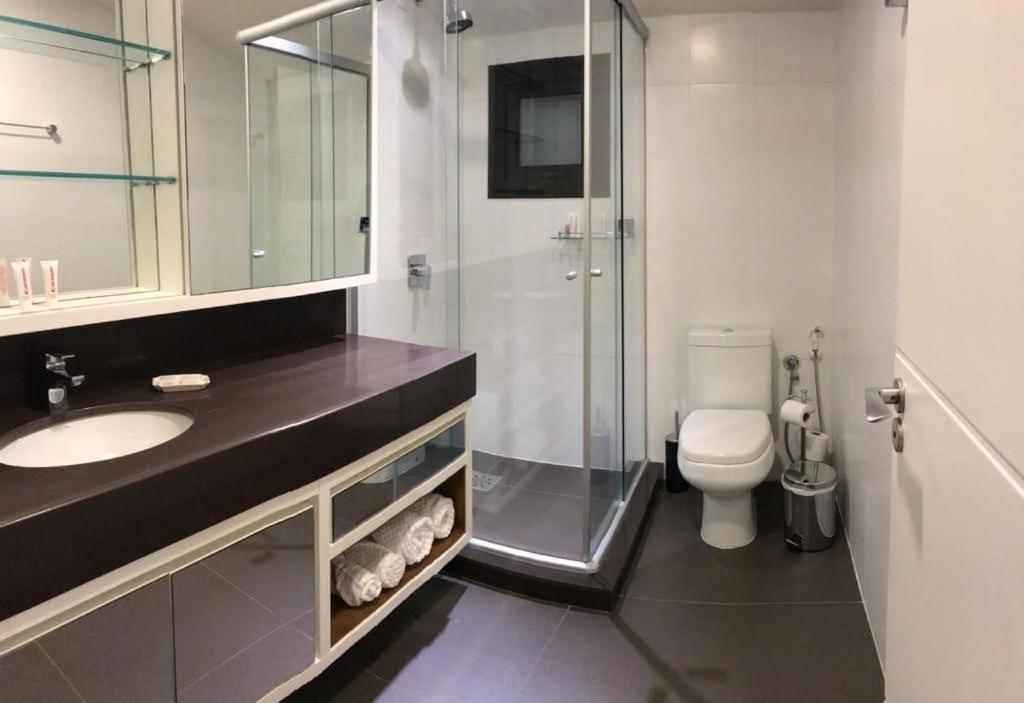 Koupelna v ubytování Austin Suites Gramado