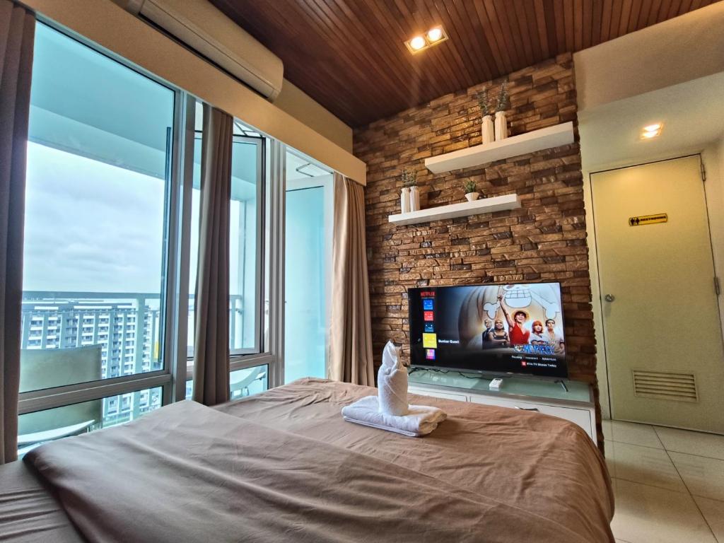 PREMIERE HAVEN at Sea Residences Condominium - 阳台的家庭房