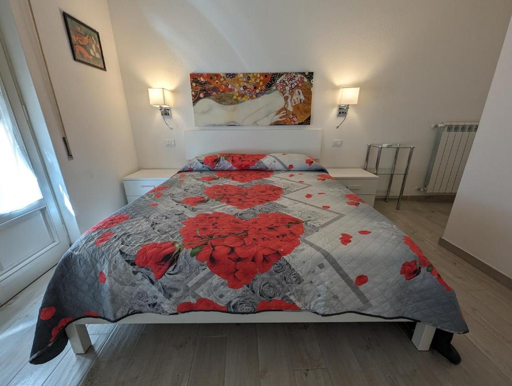 Postel nebo postele na pokoji v ubytování Il Centro