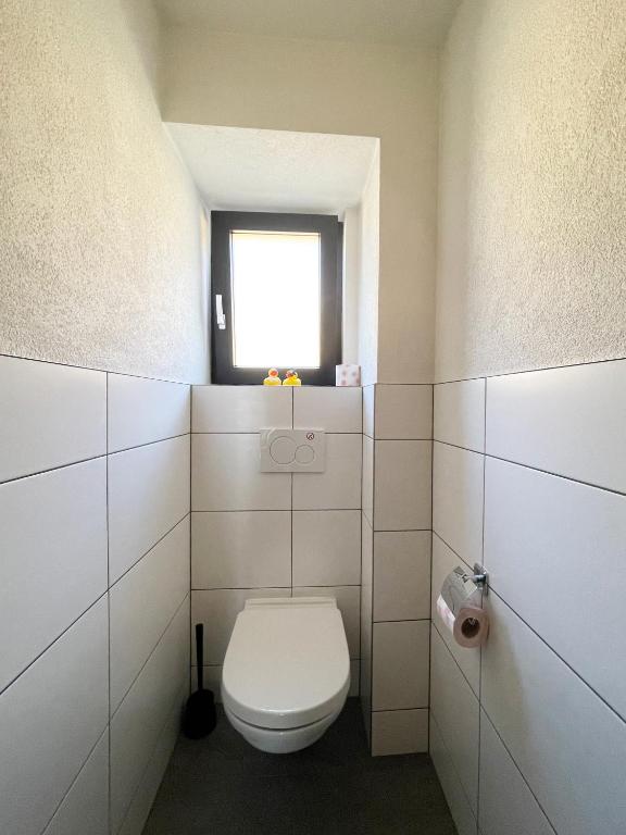 Koupelna v ubytování Haus Gertraud