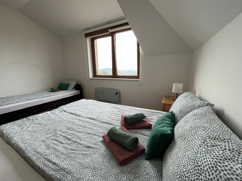 Postel nebo postele na pokoji v ubytování Apartman Vuk Zlatar