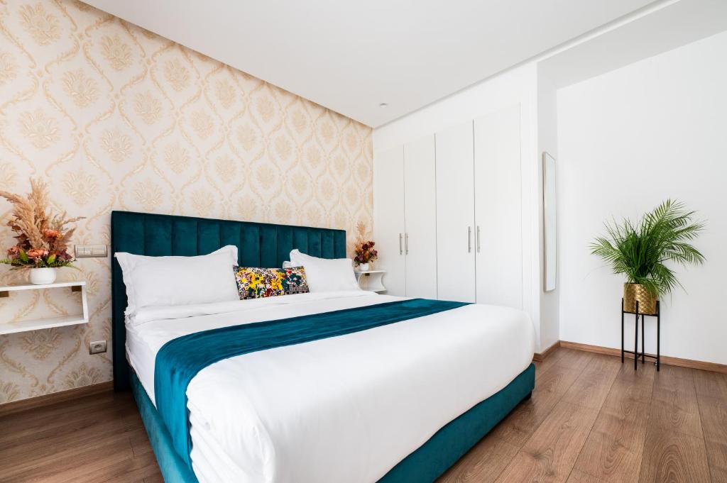Postel nebo postele na pokoji v ubytování Family Aparthotel