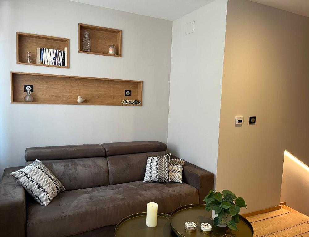 Posezení v ubytování Logement cocooning à Barr