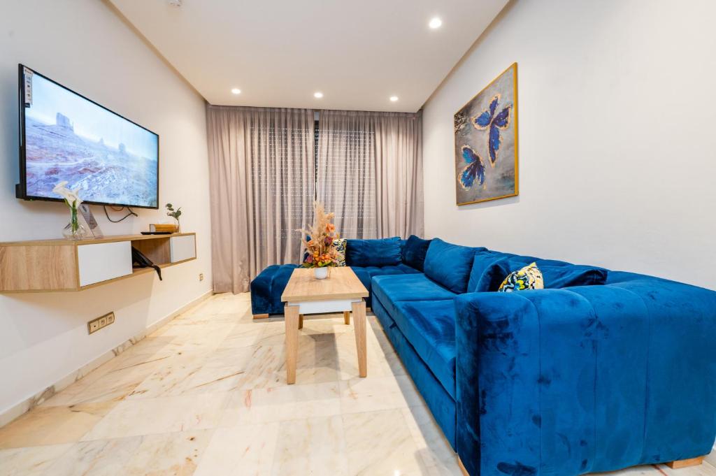 Posezení v ubytování Family Aparthotel