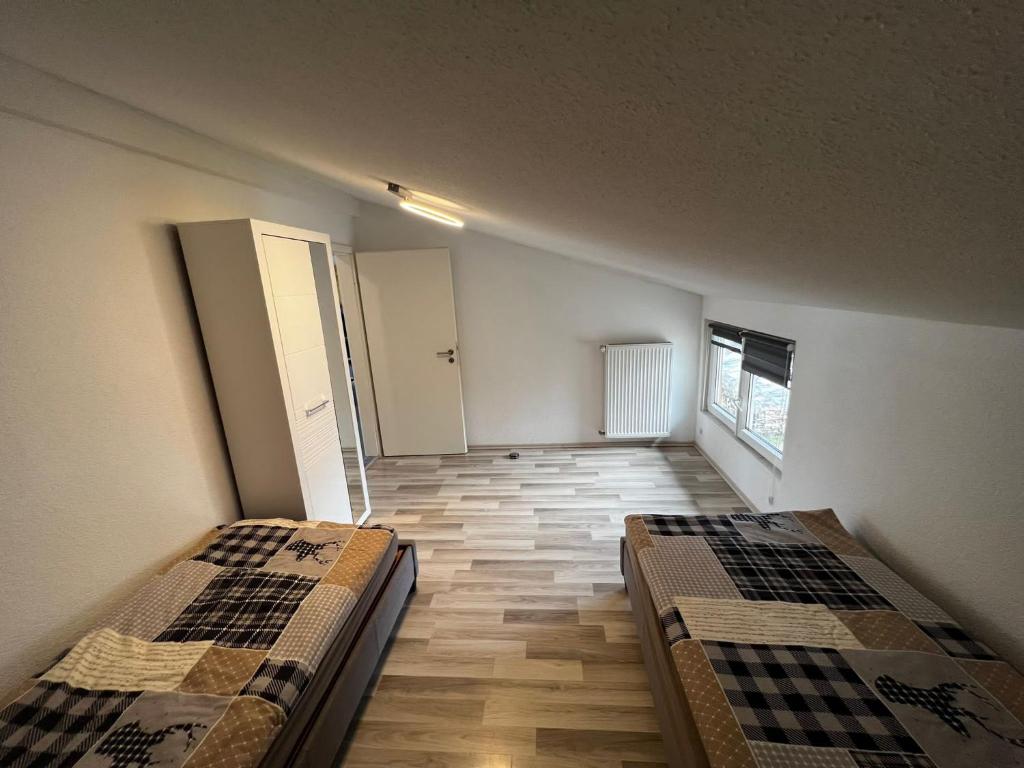 Postel nebo postele na pokoji v ubytování Ferienwohnung Bad Säckingen