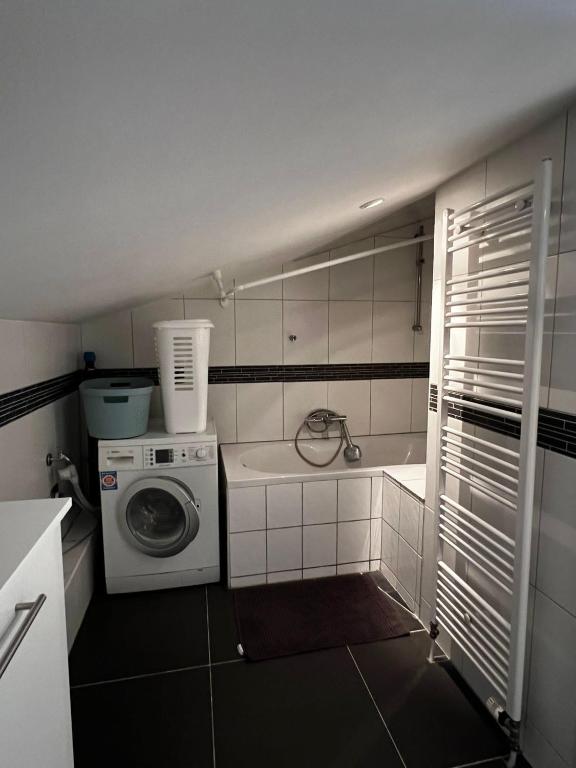 Kuchyň nebo kuchyňský kout v ubytování Ferienwohnung Bad Säckingen