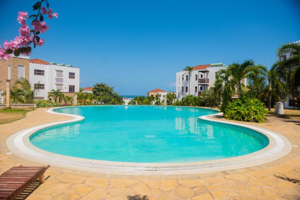 Bazén v ubytování Njakaimba Beachfront Villa. nebo v jeho okolí