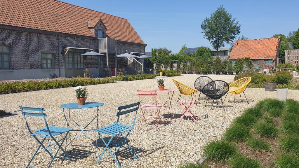 Zahrada ubytování B&B 't Meesterhof