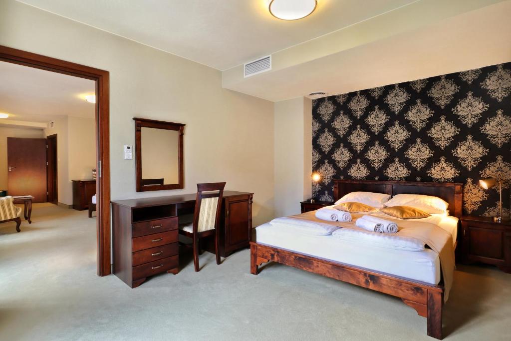 Posteľ alebo postele v izbe v ubytovaní Residence 9