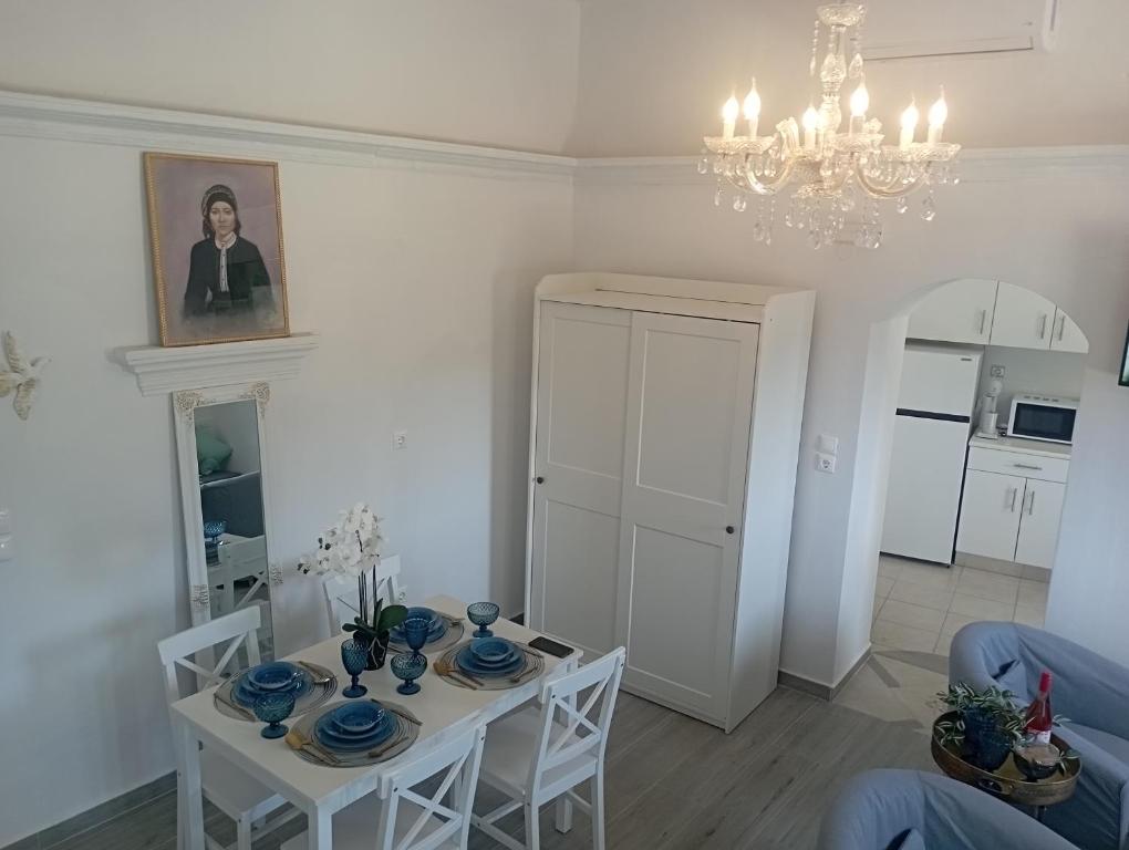 Kuchyň nebo kuchyňský kout v ubytování Olympos Princess